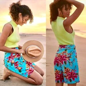 New FARM Rio Tropical Floral Shorts